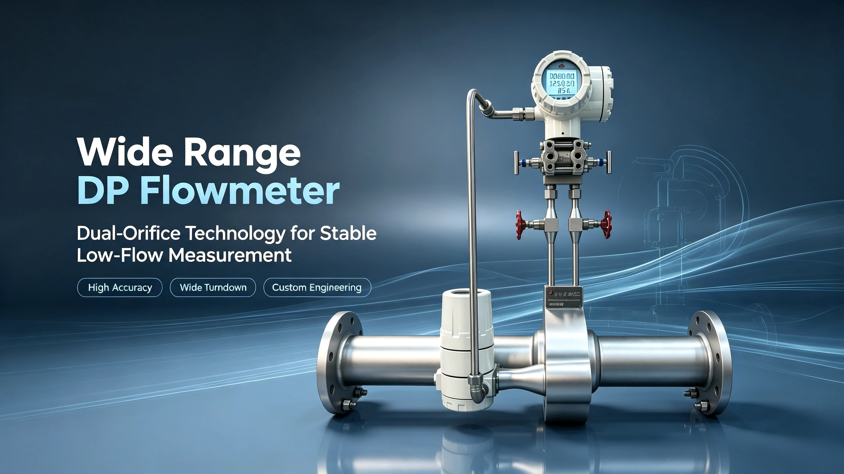 Adaptive Wide-Range DP Flowmeter manufactured by Jinan Shizhong Automation Instruments