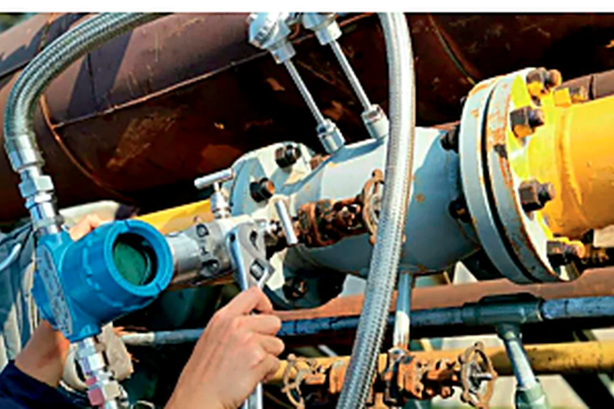 Balanced flow meter commissioning on an industrial process line